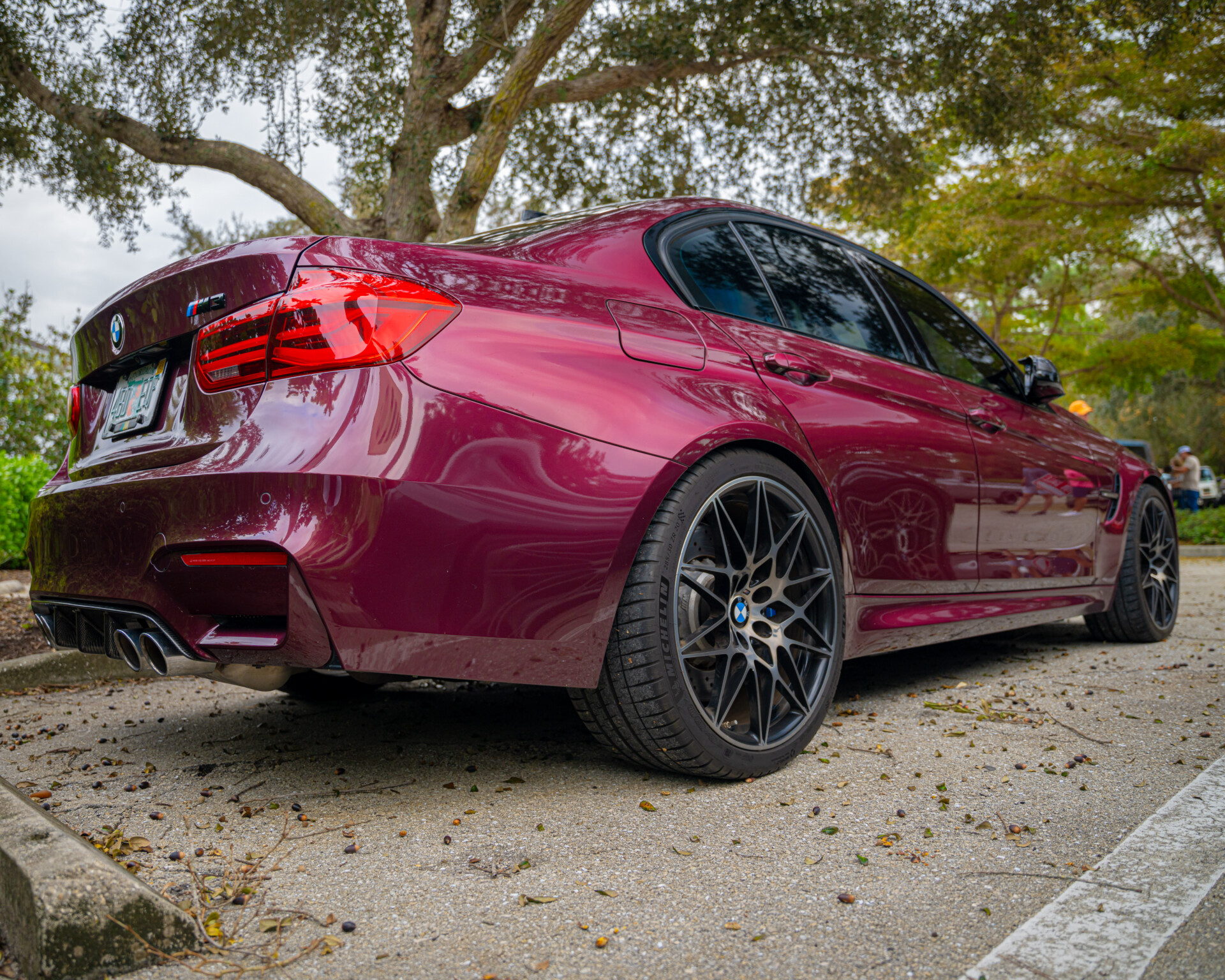 Individual Wildberry Metallic BMW F80 M3! Dark purple factory paint color.