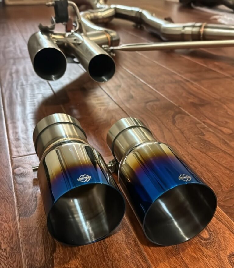 midwest bimmer supply exhaust valved valves titanium blue tips exhausts bmw m3 m3list m3parts