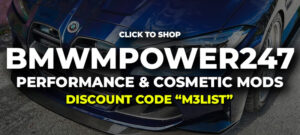 Coupon discount codes for BMW aftermarket parts and mods