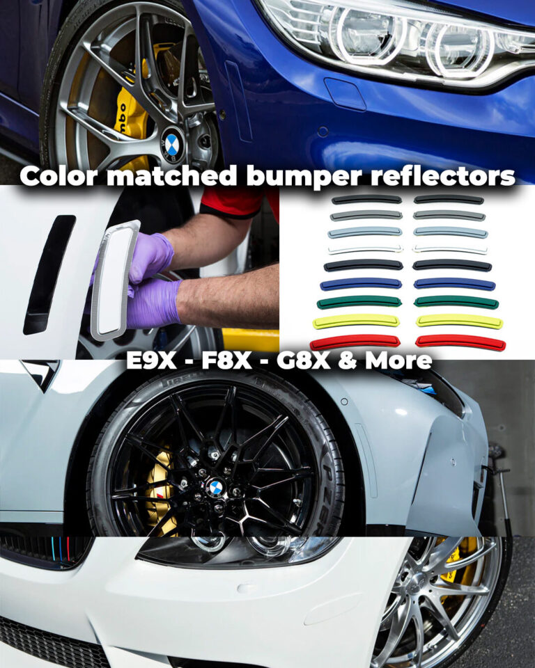 ind distribution painted reflectors color matched e9x f8x g8x indstyle bumper reflector
