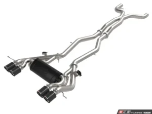 MACH Force-Xp Stainless Steel Cat-Back Exhaust System - Carbon Tips