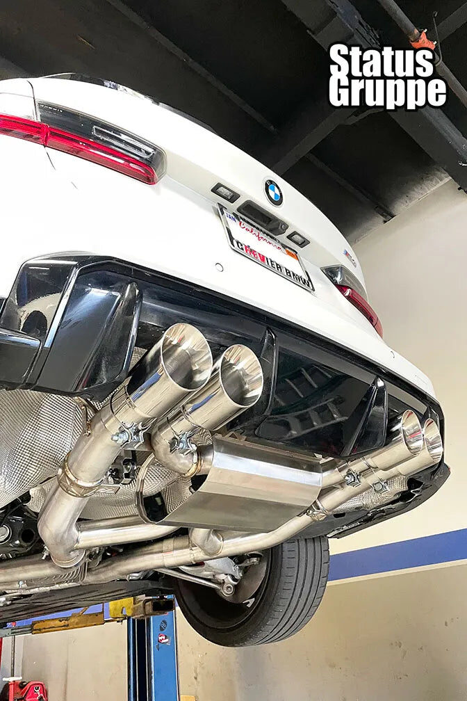 status gruppe bmw g80 m3 exhaust g82 m4 g83 bmwmpower247