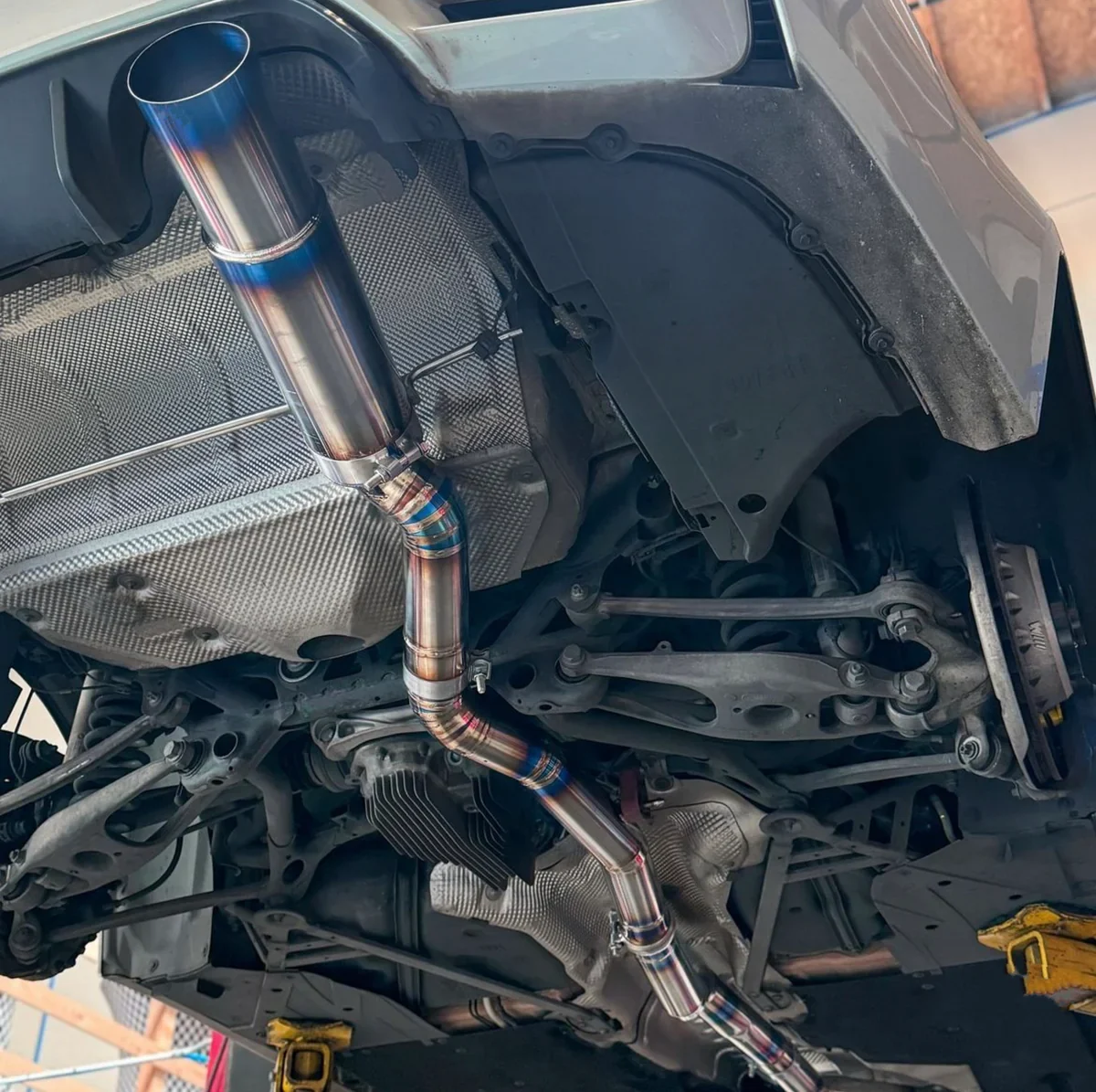 CenCal Titanium Single Exit Tomei Style Exhaust for BMW F8X M3/M4