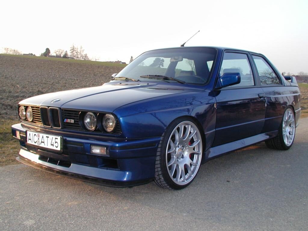 front lip blue e30 m3 splitter