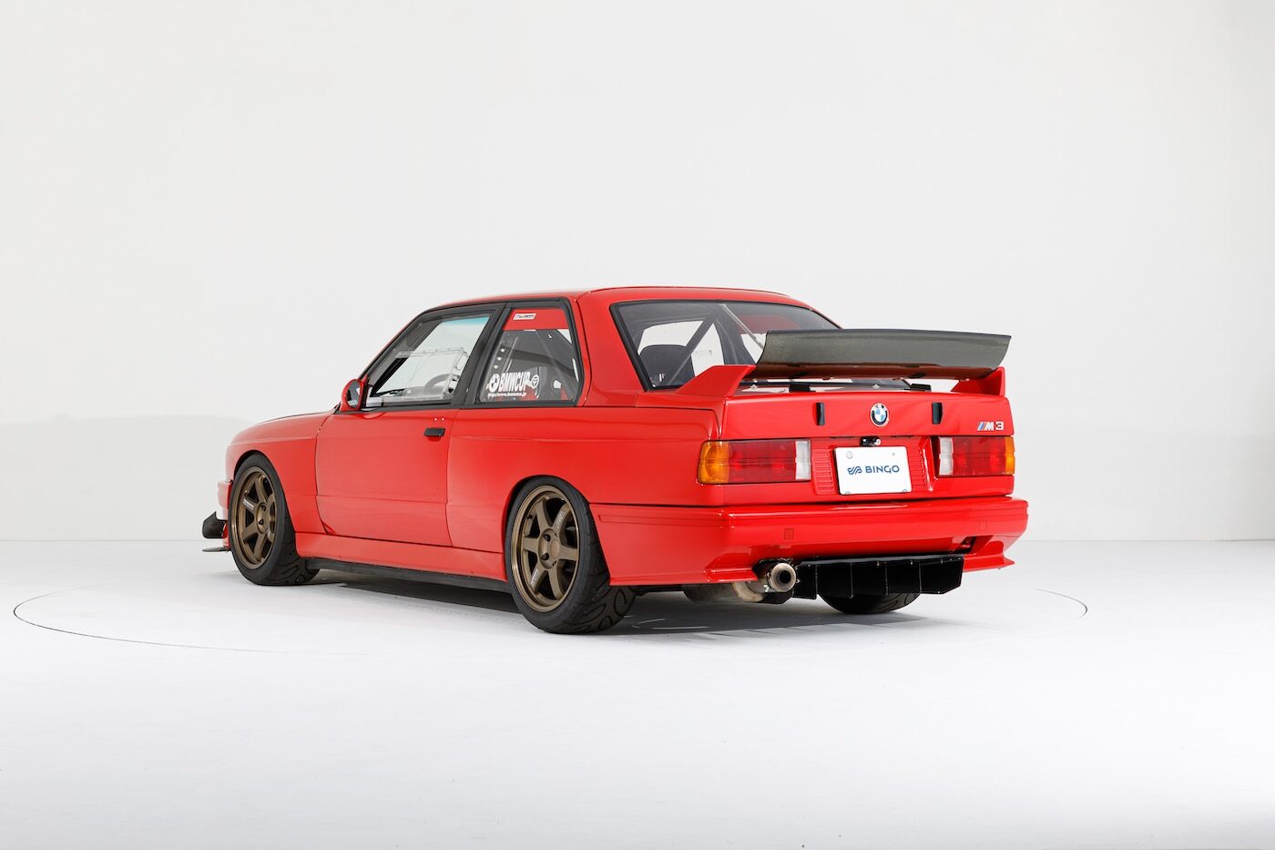 e30 m3 wing rear end gurney flap big aftermarket bmw