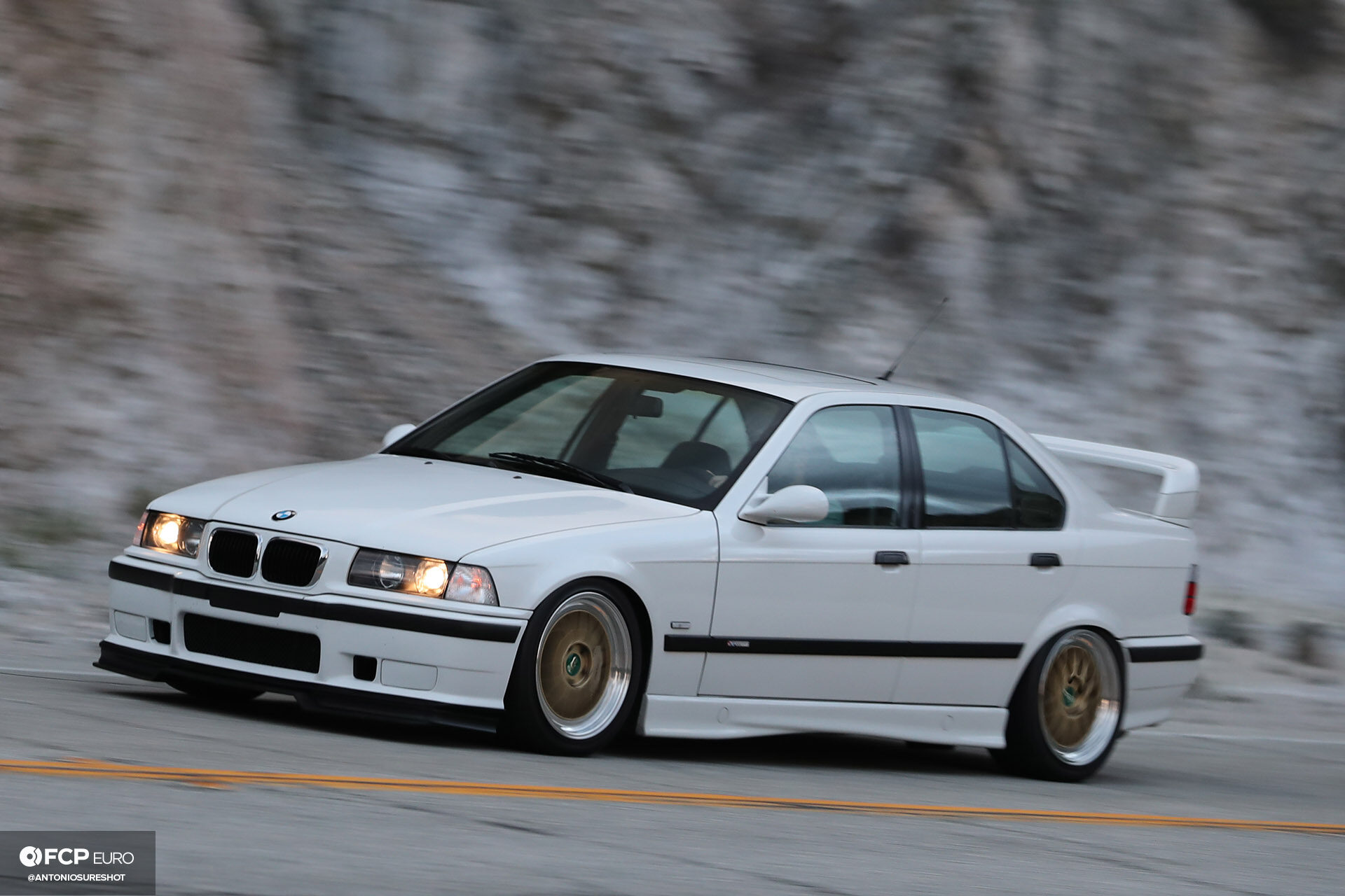 modified bmw e36 m3 sedan front lip splitter lips bumpers aero kit splitters