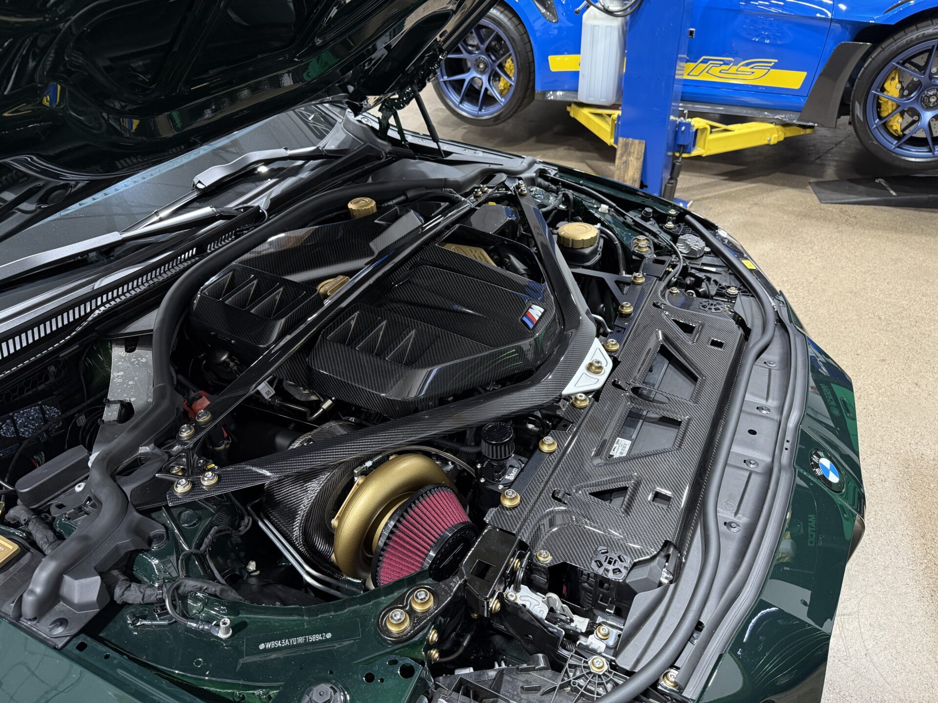 single turbo bmw g80 m3 verde british racing green carbon buckets carbon ceramic brakes for sale m3list modified modded g8x bmwm3 g80m3 