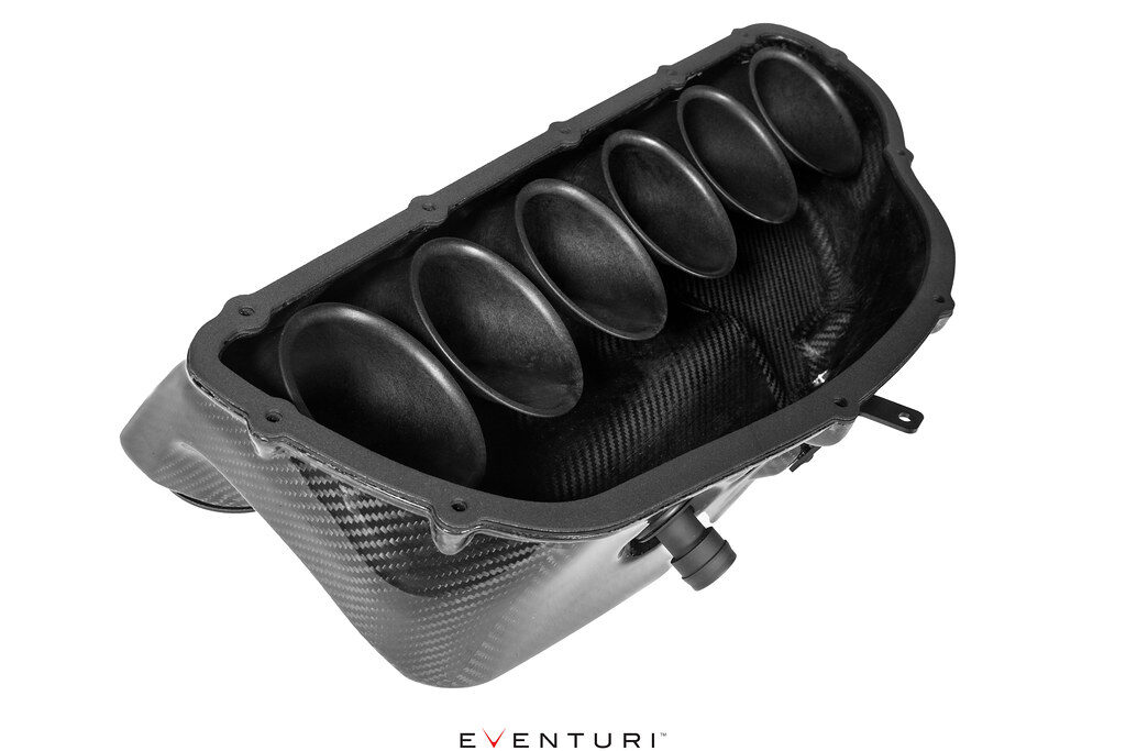 eventuri airbox intake bmw e46 m3 pricing cost carbon fiber e46m3 air box intakes snorkel IND 