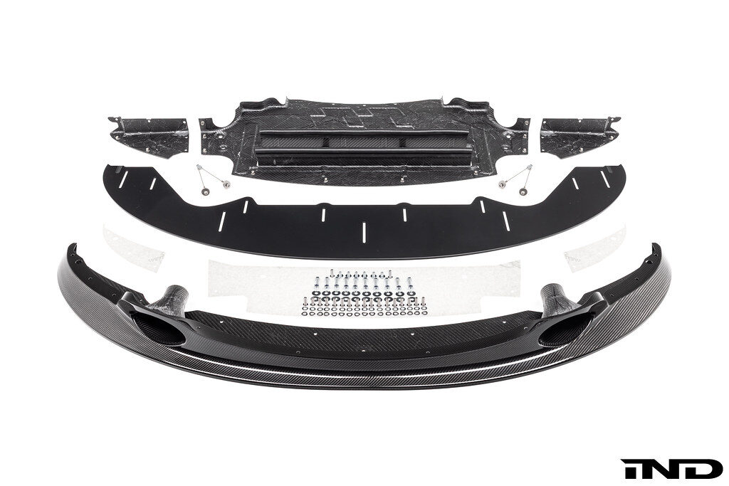 The ultimate GT4 carbon front aero for the BMW E9X M3.