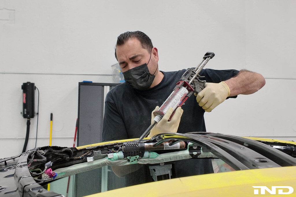 bmw e92 m3 carbon fiber roof install diy how to ind distribution karbonius m3list m3parts pricing cost