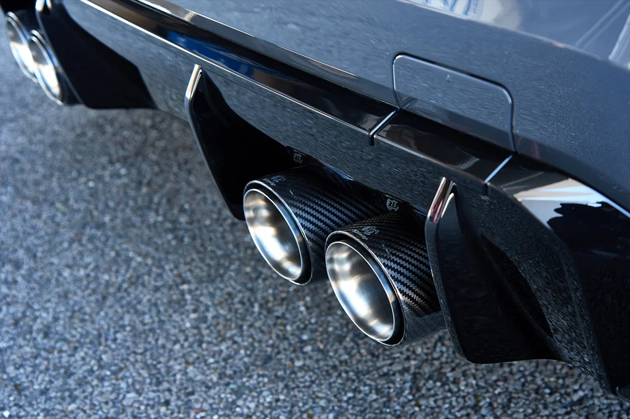 3D Design Carbon & Stainless Exhaust Tips – BMW G8X M2/M3/M4 & G9X M5 (105mm) IND Distribution g80 g82 g83 g87 g99 m3list m3parts pricing fitment for sale 