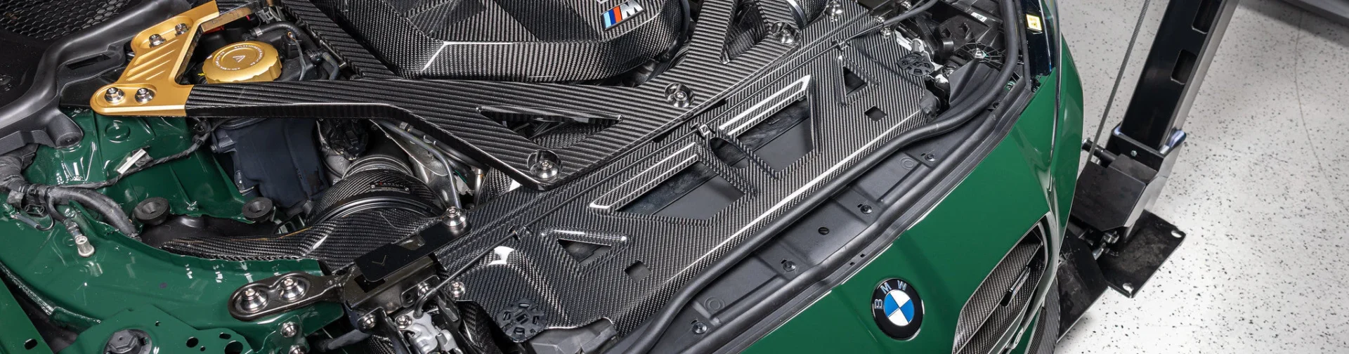 karbonius carbon fiber cooling shroud bmw m3 m4 g8x g80 g82 g83 engine bay cosmetics ind distribution m3list m3parts modifications parts