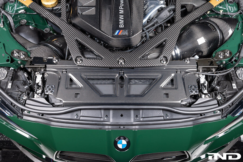 karbonius carbon fiber cooling shroud bmw m3 m4 g8x g80 g82 g83 engine bay cosmetics ind distribution m3list m3parts modifications parts