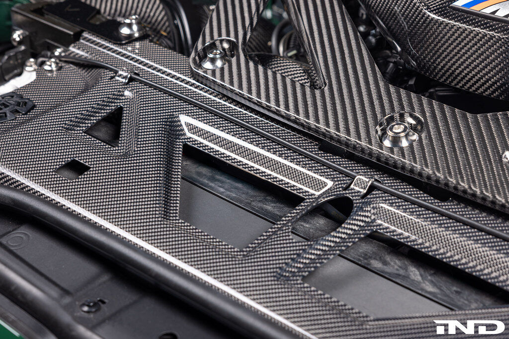 karbonius carbon fiber cooling shroud bmw m3 m4 g8x g80 g82 g83 engine bay cosmetics ind distribution m3list m3parts modifications parts 