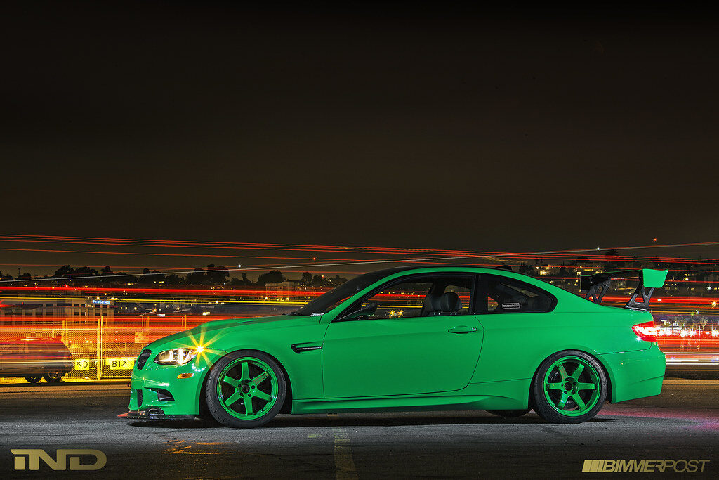 signal green individual bmw e92 m3 t shirt shirts apparel gifts gift merch ind m3list m3parts modified e9x color matched te37 wheels 