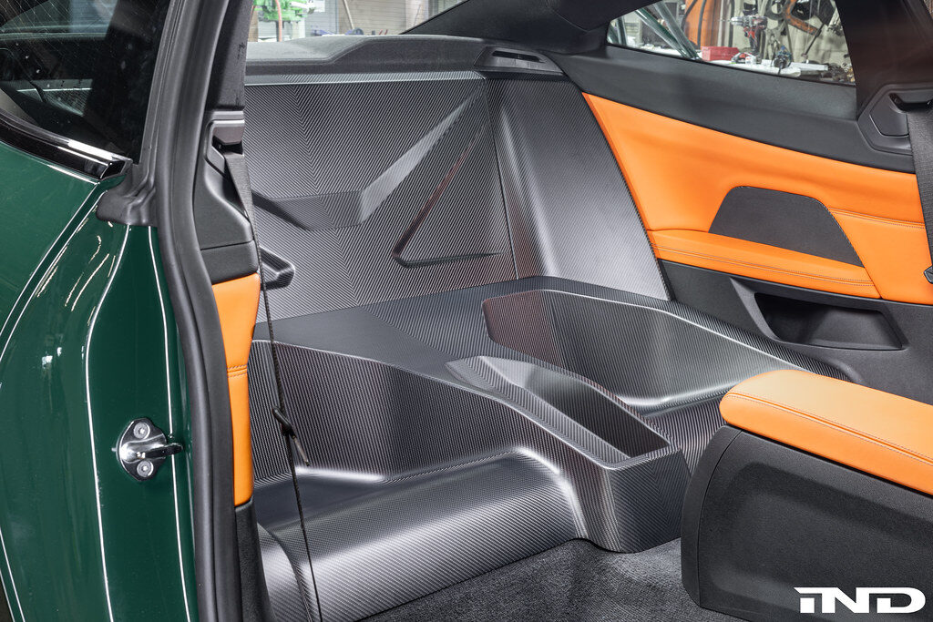 rear seat delete carbon fiber karbonius bmw g82 m4 ind distribution m3list m3parts lightweight pricing cost price weight savings 