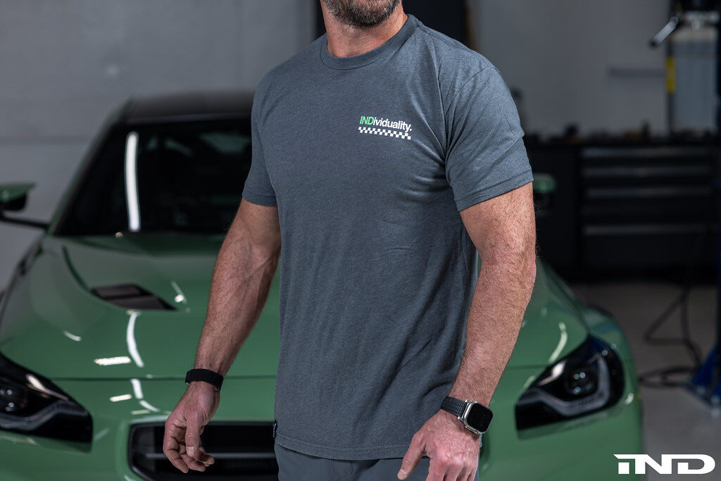 signal green individual bmw e92 m3 t shirt shirts apparel gifts gift merch ind m3list m3parts modified e9x color matched te37 wheels 