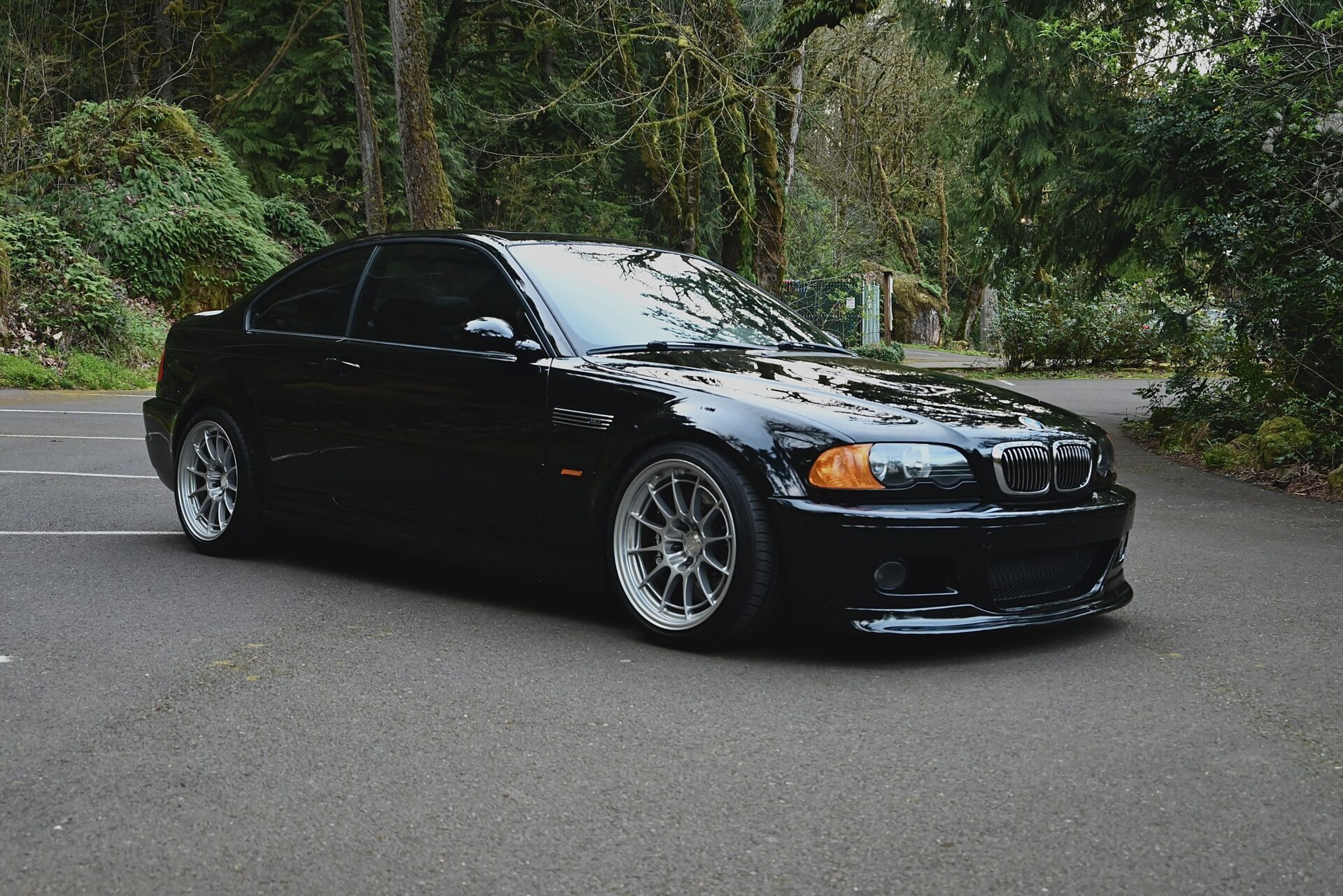 BMW E46 M3 on Enkei NT01 wheels and VF Supercharged.