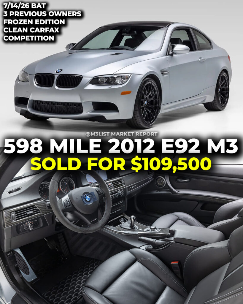 frozen silver e92 m3