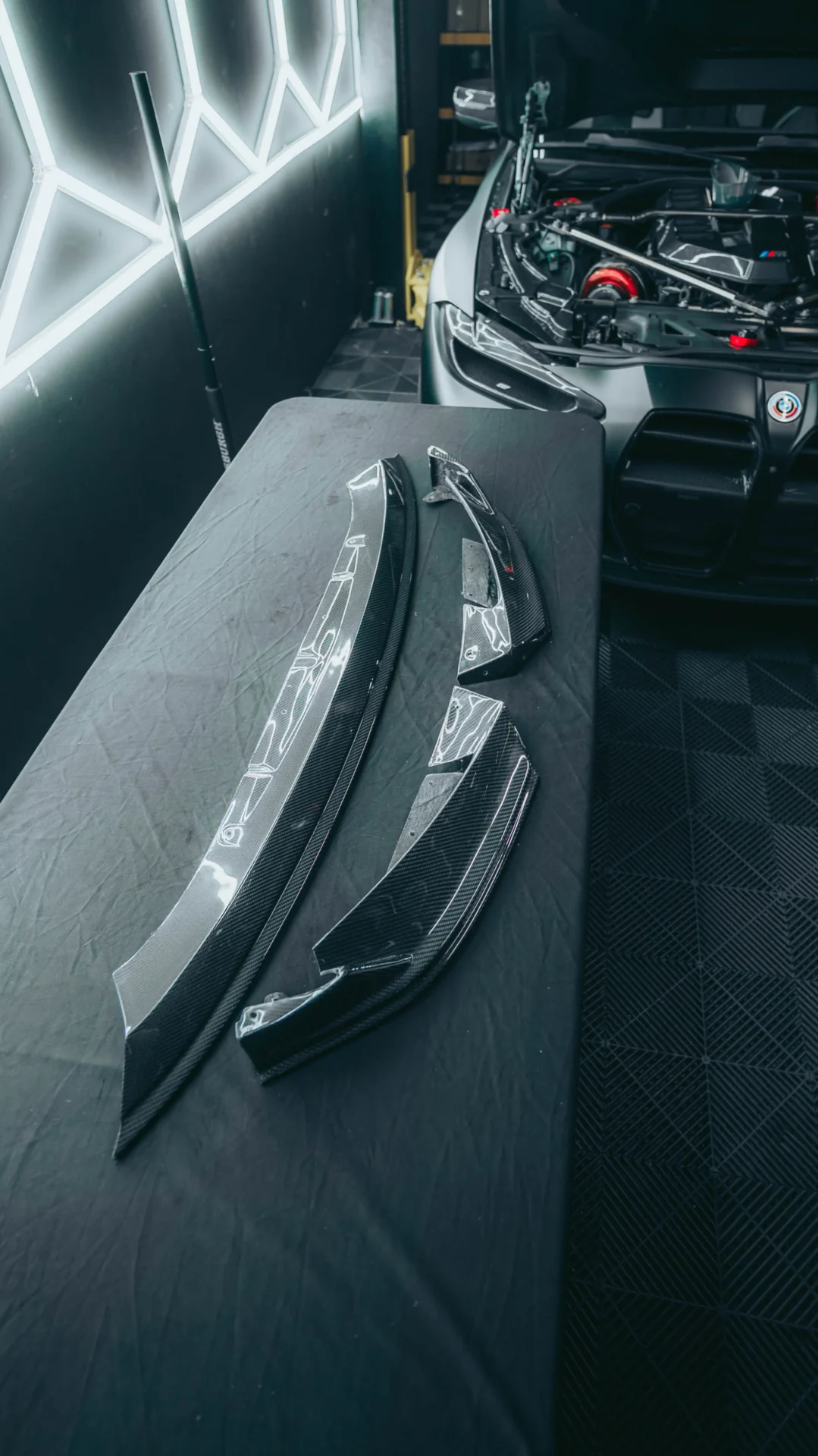 carbon fiber parts for bmw g80 m3 g82 m4 g83 cencal motorsport discount code coupon m3list m3parts front splitter