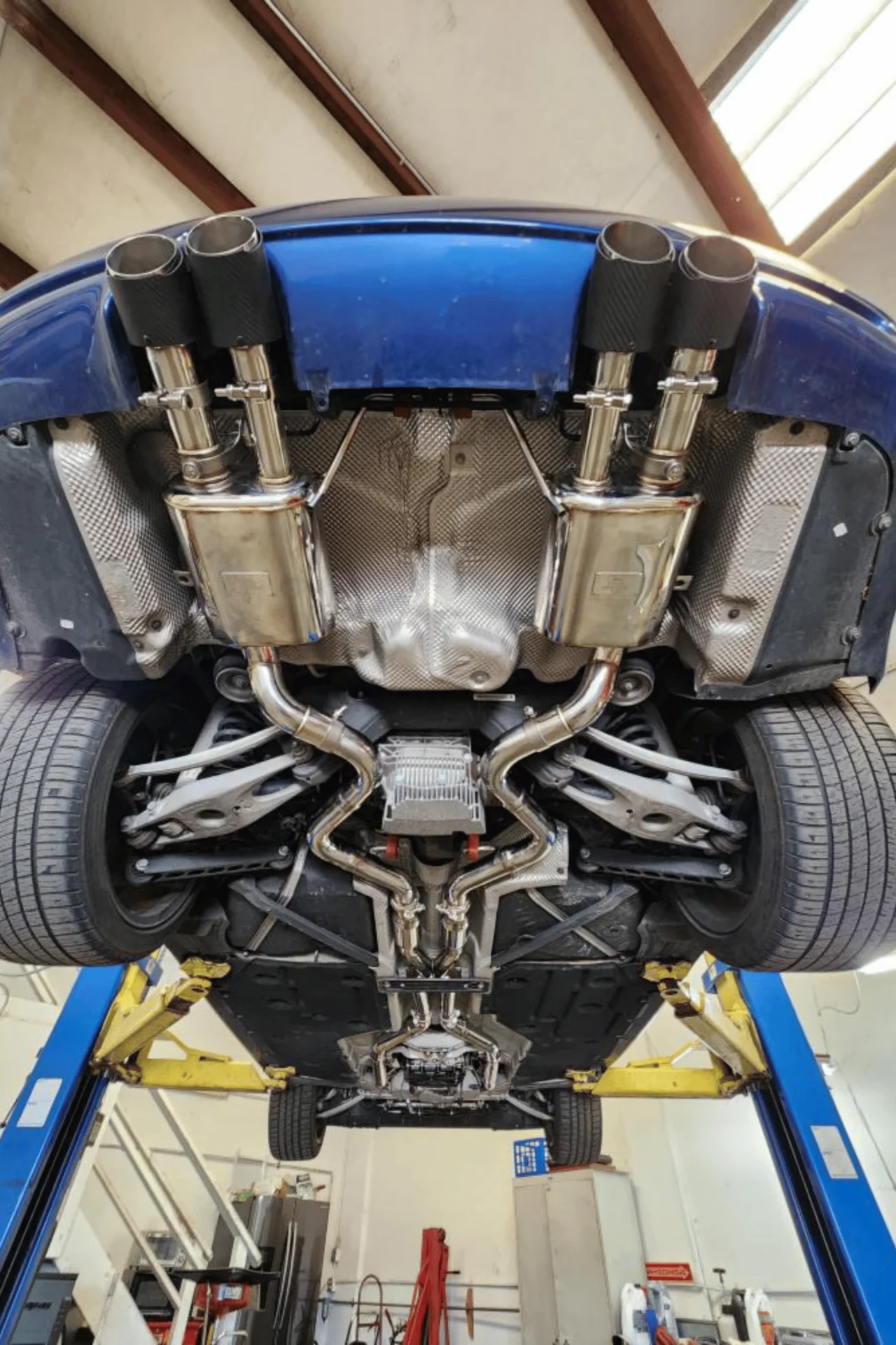 How much does a valved exhaust cost for a BMW E9X M3?