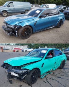 bmw g80 m3 for sale crashed accident IAA auctions