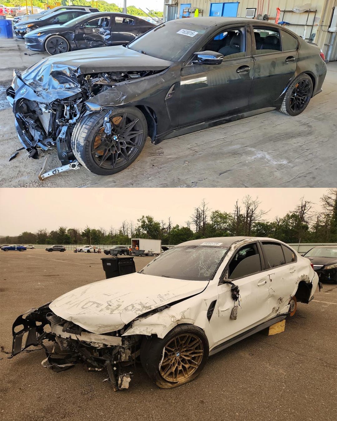 crashed bmw g80 m3 for sale on copart g80m3 