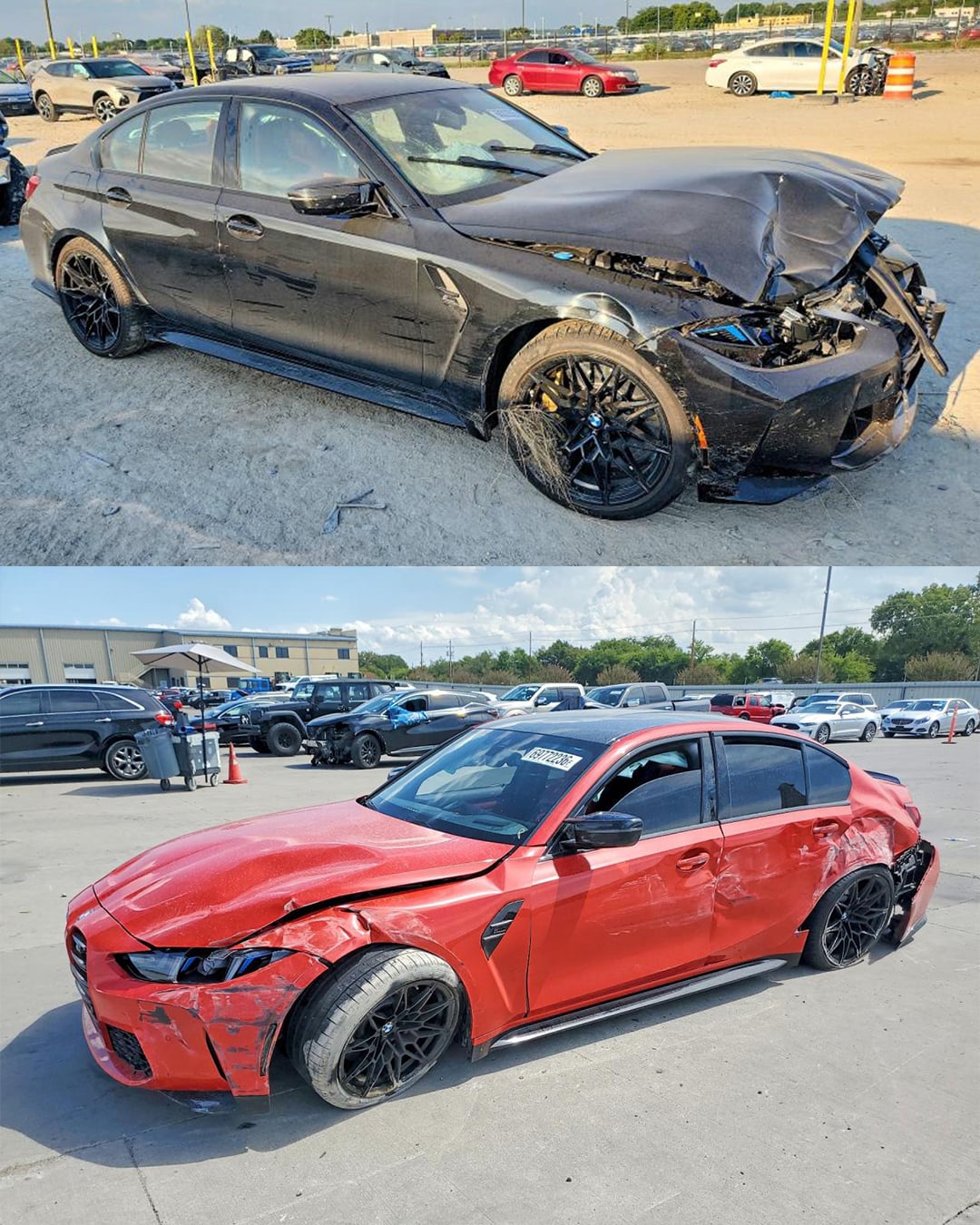 crashed bmw g80 m3 for sale on copart g80m3 
