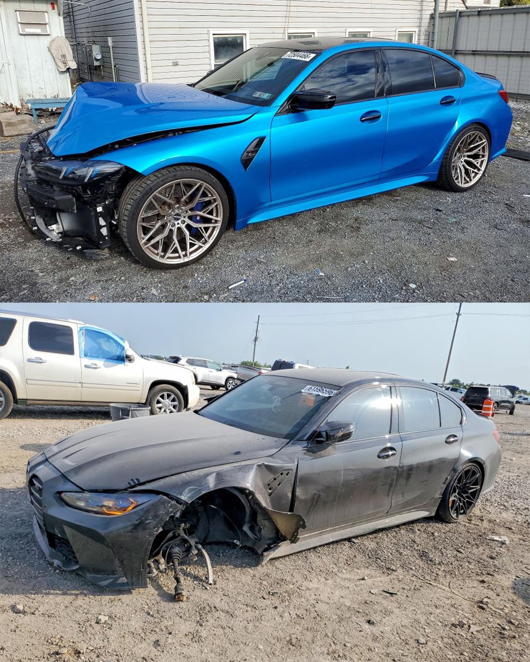 crashed bmw g80 m3 for sale on copart g80m3 