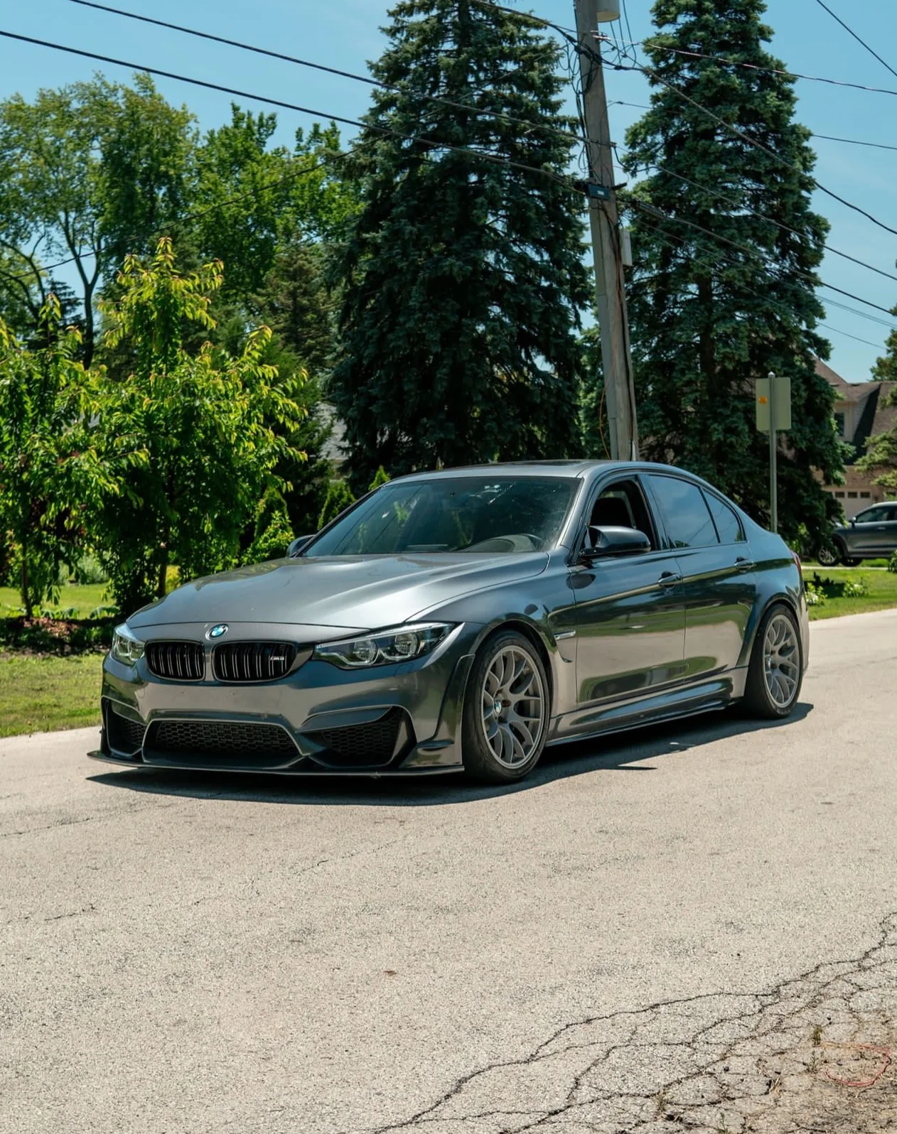 laptor style carbon fiber front lip splitter for bmw f80 m3 f82 m4 f83 f8x midwest bimmer supply discount code coupon 