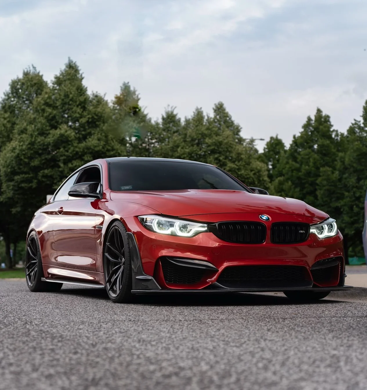laptor style carbon fiber front lip splitter for bmw f80 m3 f82 m4 f83 f8x midwest bimmer supply discount code coupon 