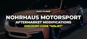nohrhaus motorsport discount code coupon modifications for BMW M3 m4 supra discounts coupons nohrhausmotorsport