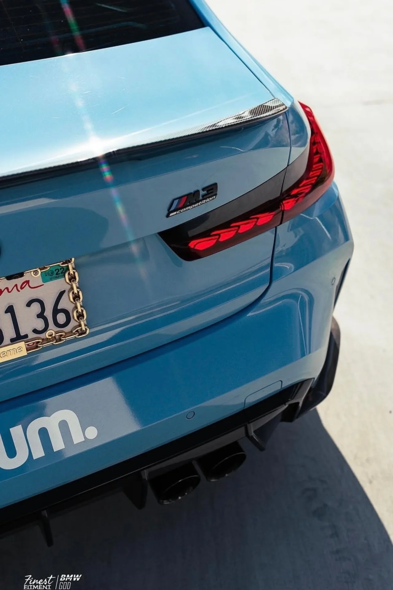 BMW G80 M3 OLED GTS sequential tail lights. Coupon code!