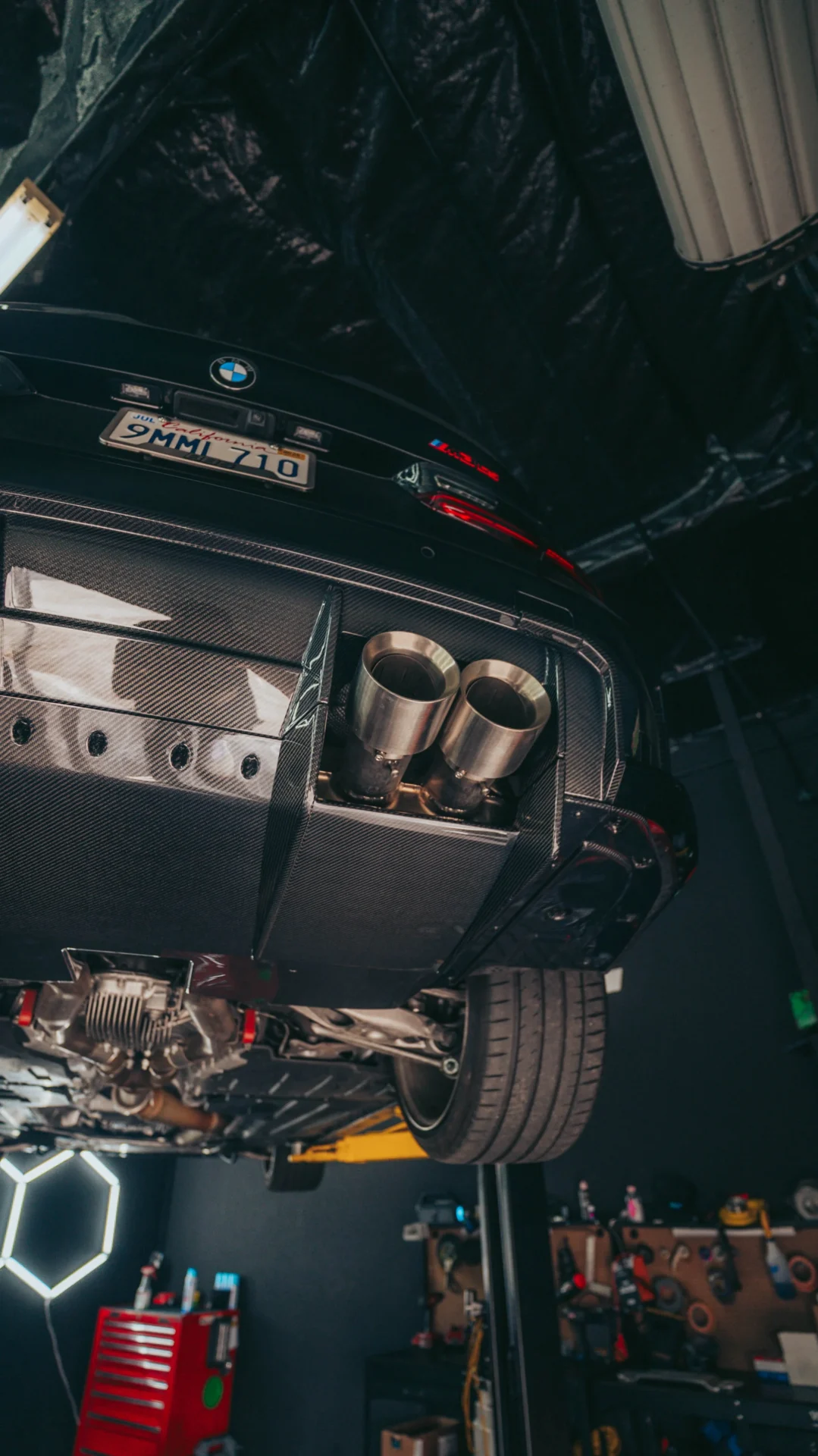 carbon fiber rear diffuser for bmw g80 m3 g82 m4 9 piece cencal motorsport discount coupon code mods modifications parts for sale pricing